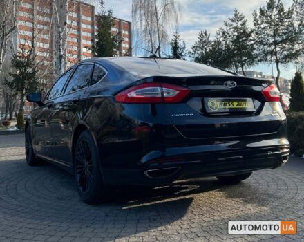 Черный Форд Фьюжн, объемом двигателя 2 л и пробегом 162 тыс. км за 12500 $, фото 4 на Automoto.ua