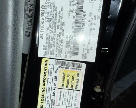 Черный Форд Фьюжн, объемом двигателя 2 л и пробегом 152 тыс. км за 8200 $, фото 28 на Automoto.ua