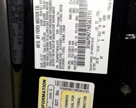 Черный Форд Фьюжн, объемом двигателя 2.5 л и пробегом 150 тыс. км за 12500 $, фото 13 на Automoto.ua