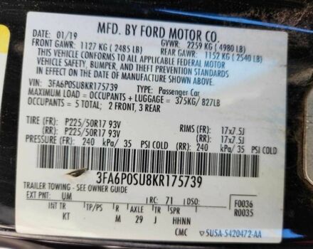 Чорний Форд Фьюжен, об'ємом двигуна 2 л та пробігом 154 тис. км за 1500 $, фото 11 на Automoto.ua