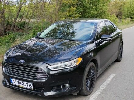 Форд Фьюжн 2013 в Киеве на Automoto.ua Черный Форд Фьюжн, объемом двигателя 2 л и пробегом 220 тыс. км за 7600 $, фото 1 на Automoto.ua