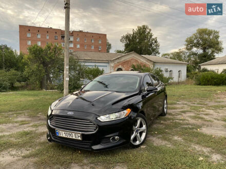 Форд Фьюжн 2016 в Полтаве на Automoto.ua Черный Форд Фьюжн, объемом двигателя 2.49 л и пробегом 168 тыс. км за 8800 $, фото 1 на Automoto.ua