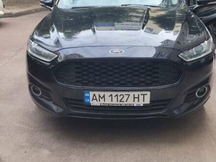 Форд Фьюжен 2016 у Житомирі на Automoto.ua Чорний Форд Фьюжен, об'ємом двигуна 1.5 л та пробігом 169 тис. км за 10000 $, фото 1 на Automoto.ua