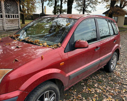 Красный Форд Фьюжн, объемом двигателя 1.4 л и пробегом 162 тыс. км за 3999 $, фото 1 на Automoto.ua