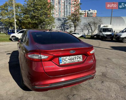 Форд Фьюжн 2013 в Львове на Automoto.ua Красный Форд Фьюжн, объемом двигателя 2 л и пробегом 221 тыс. км за 12500 $, фото 6 на Automoto.ua