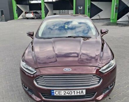 Красный Форд Фьюжн, объемом двигателя 2 л и пробегом 161 тыс. км за 10999 $, фото 1 на Automoto.ua