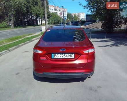 Красный Форд Фьюжн, объемом двигателя 2.4 л и пробегом 103 тыс. км за 9900 $, фото 1 на Automoto.ua