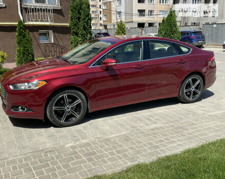 Красный Форд Фьюжн, объемом двигателя 1.5 л и пробегом 132 тыс. км за 8990 $, фото 2 на Automoto.ua