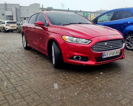 Красный Форд Фьюжн, объемом двигателя 1.6 л и пробегом 249 тыс. км за 8800 $, фото 1 на Automoto.ua