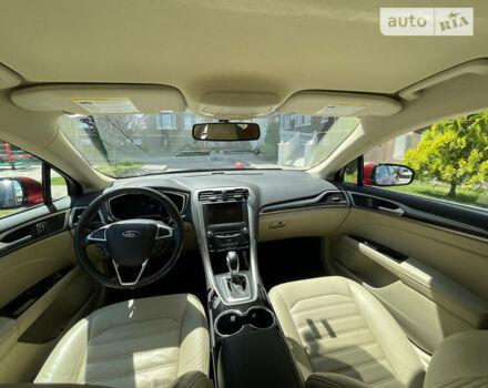 Красный Форд Фьюжн, объемом двигателя 1.5 л и пробегом 132 тыс. км за 8990 $, фото 28 на Automoto.ua