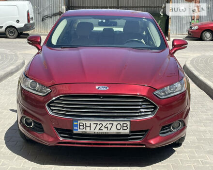 Красный Форд Фьюжн, объемом двигателя 1.5 л и пробегом 132 тыс. км за 8990 $, фото 1 на Automoto.ua