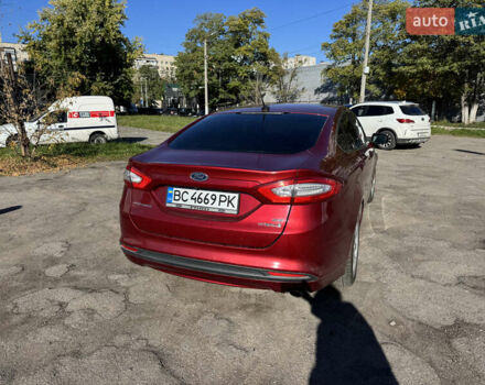 Форд Фьюжн 2013 в Львове на Automoto.ua Красный Форд Фьюжн, объемом двигателя 2 л и пробегом 221 тыс. км за 12500 $, фото 8 на Automoto.ua