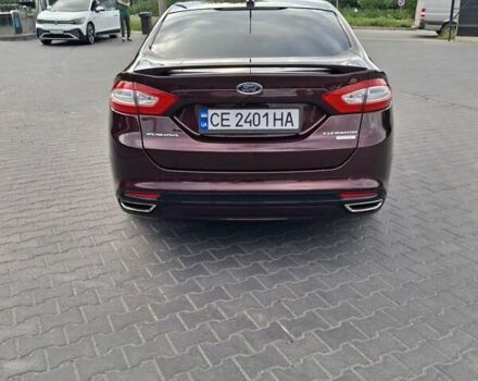 Красный Форд Фьюжн, объемом двигателя 2 л и пробегом 161 тыс. км за 10999 $, фото 5 на Automoto.ua