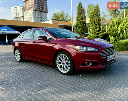 Форд Фьюжн 2014 в Днепре (Днепропетровске) на Automoto.ua Красный Форд Фьюжн, объемом двигателя 2 л и пробегом 211 тыс. км за 10700 $, фото 5 на Automoto.ua