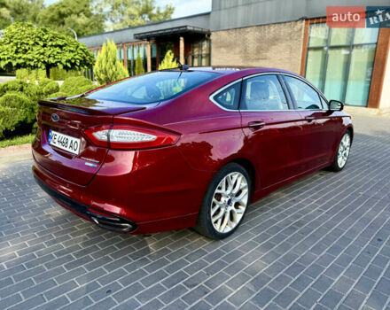 Форд Фьюжн 2014 в Днепре (Днепропетровске) на Automoto.ua Красный Форд Фьюжн, объемом двигателя 2 л и пробегом 211 тыс. км за 10700 $, фото 11 на Automoto.ua