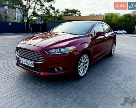Форд Фьюжн 2014 в Днепре (Днепропетровске) на Automoto.ua Красный Форд Фьюжн, объемом двигателя 2 л и пробегом 211 тыс. км за 10700 $, фото 9 на Automoto.ua