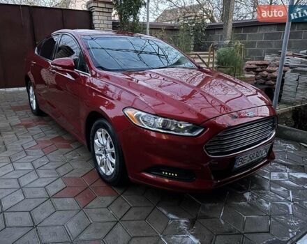 Красный Форд Фьюжн, объемом двигателя 2.49 л и пробегом 86 тыс. км за 10500 $, фото 2 на Automoto.ua