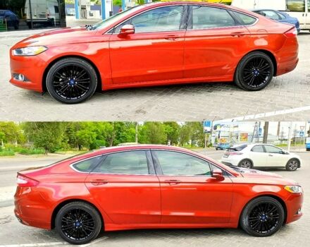 Красный Форд Фьюжн, объемом двигателя 2 л и пробегом 215 тыс. км за 9500 $, фото 10 на Automoto.ua