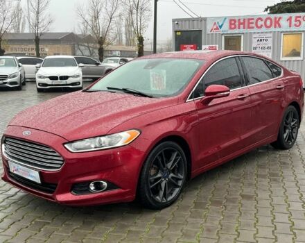 Красный Форд Фьюжн, объемом двигателя 2 л и пробегом 135 тыс. км за 9500 $, фото 2 на Automoto.ua