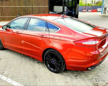 Красный Форд Фьюжн, объемом двигателя 2 л и пробегом 215 тыс. км за 9500 $, фото 11 на Automoto.ua