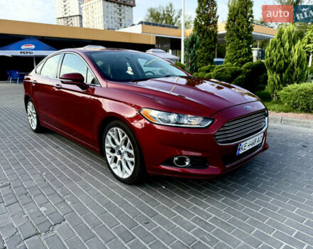 Форд Фьюжн 2014 в Днепре (Днепропетровске) на Automoto.ua Красный Форд Фьюжн, объемом двигателя 2 л и пробегом 211 тыс. км за 10700 $, фото 8 на Automoto.ua
