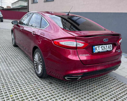 Красный Форд Фьюжн, объемом двигателя 2 л и пробегом 202 тыс. км за 8300 $, фото 5 на Automoto.ua
