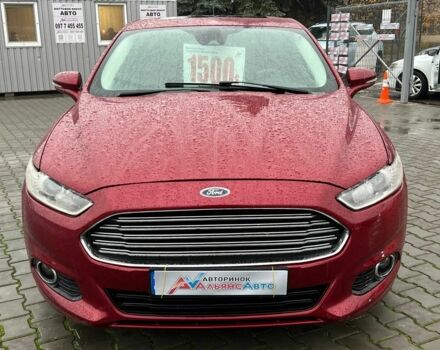 Красный Форд Фьюжн, объемом двигателя 2 л и пробегом 135 тыс. км за 9500 $, фото 1 на Automoto.ua