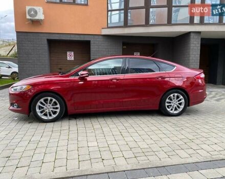 Форд Фьюжн 2015 в Ивано-Франковске на Automoto.ua Красный Форд Фьюжн, объемом двигателя 2.49 л и пробегом 178 тыс. км за 10900 $, фото 9 на Automoto.ua