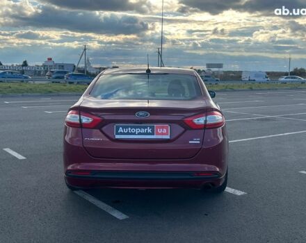 Форд Фьюжн 2015 в Львове на Automoto.ua Красный Форд Фьюжн, объемом двигателя 1.5 л и пробегом 80 тыс. км за 7800 $, фото 9 на Automoto.ua
