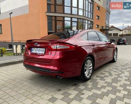 Форд Фьюжн 2015 в Ивано-Франковске на Automoto.ua Красный Форд Фьюжн, объемом двигателя 2.49 л и пробегом 178 тыс. км за 10900 $, фото 19 на Automoto.ua
