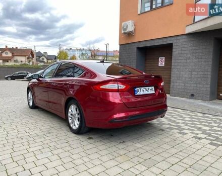 Форд Фьюжн 2015 в Ивано-Франковске на Automoto.ua Красный Форд Фьюжн, объемом двигателя 2.49 л и пробегом 178 тыс. км за 10900 $, фото 11 на Automoto.ua