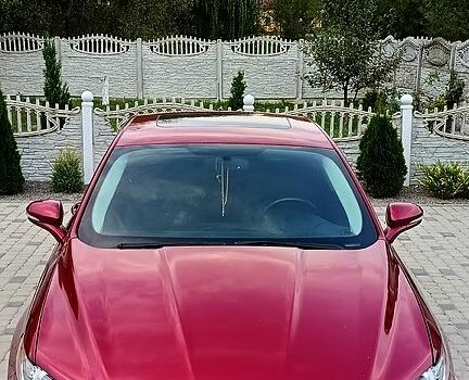 Форд Фьюжн 2015 в Львове на Automoto.ua Красный Форд Фьюжн, объемом двигателя 1.5 л и пробегом 147 тыс. км за 9500 $, фото 1 на Automoto.ua