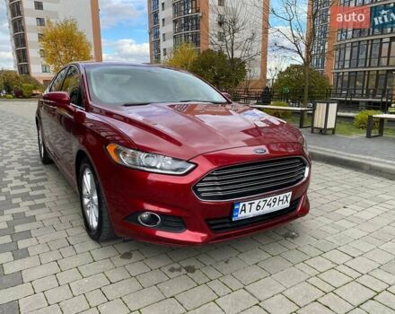 Форд Фьюжн 2015 в Ивано-Франковске на Automoto.ua Красный Форд Фьюжн, объемом двигателя 2.49 л и пробегом 178 тыс. км за 10900 $, фото 25 на Automoto.ua