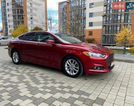 Форд Фьюжн 2015 в Ивано-Франковске на Automoto.ua Красный Форд Фьюжн, объемом двигателя 2.49 л и пробегом 178 тыс. км за 10900 $, фото 23 на Automoto.ua
