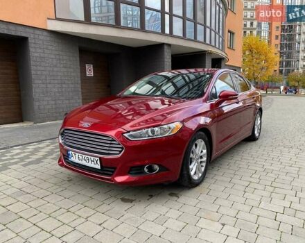 Форд Фьюжн 2015 в Ивано-Франковске на Automoto.ua Красный Форд Фьюжн, объемом двигателя 2.49 л и пробегом 178 тыс. км за 10900 $, фото 2 на Automoto.ua