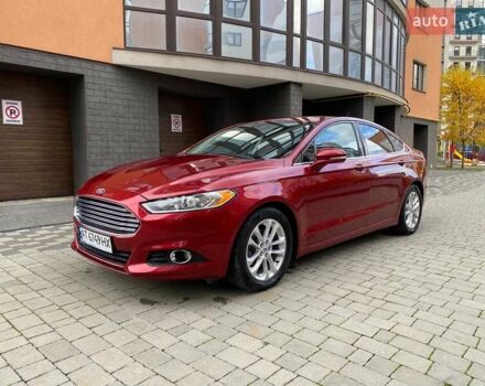 Форд Фьюжн 2015 в Ивано-Франковске на Automoto.ua Красный Форд Фьюжн, объемом двигателя 2.49 л и пробегом 178 тыс. км за 10900 $, фото 4 на Automoto.ua