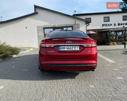 Красный Форд Фьюжн, объемом двигателя 2.49 л и пробегом 144 тыс. км за 12500 $, фото 7 на Automoto.ua