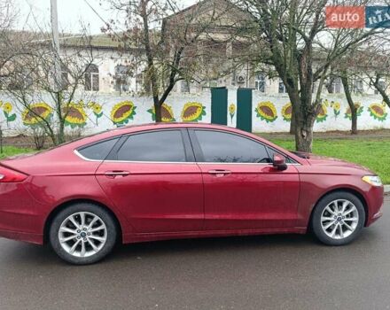 Красный Форд Фьюжн, объемом двигателя 1.5 л и пробегом 99 тыс. км за 11200 $, фото 1 на Automoto.ua