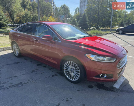Красный Форд Фьюжн, объемом двигателя 2 л и пробегом 201 тыс. км за 11500 $, фото 2 на Automoto.ua