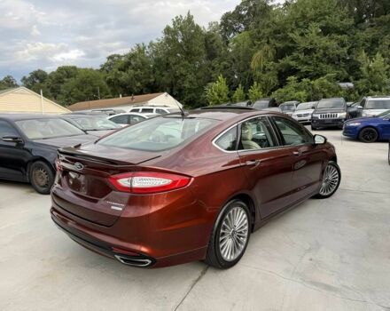 Красный Форд Фьюжн, объемом двигателя 2 л и пробегом 70 тыс. км за 4800 $, фото 4 на Automoto.ua