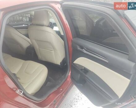 Форд Фьюжен 2016 у Нововолинськ на Automoto.ua Червоний Форд Фьюжен, об'ємом двигуна 2 л та пробігом 163 тис. км за 12000 $, фото 10 на Automoto.ua