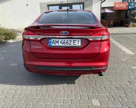 Красный Форд Фьюжн, объемом двигателя 2.49 л и пробегом 144 тыс. км за 12500 $, фото 8 на Automoto.ua