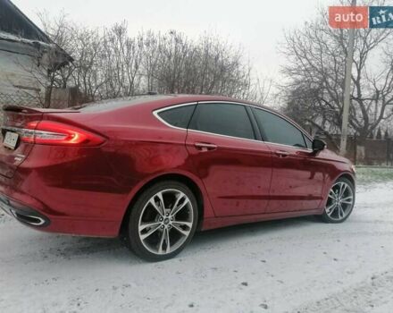 Форд Фьюжен 2016 у Нововолинськ на Automoto.ua Червоний Форд Фьюжен, об'ємом двигуна 2 л та пробігом 163 тис. км за 12000 $, фото 1 на Automoto.ua