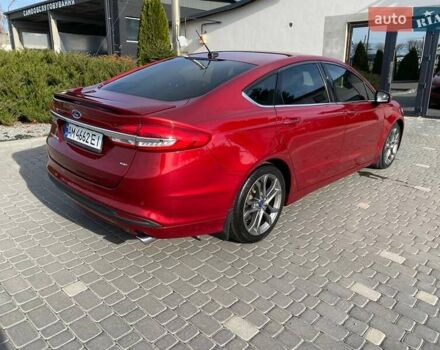 Красный Форд Фьюжн, объемом двигателя 2.49 л и пробегом 144 тыс. км за 12500 $, фото 15 на Automoto.ua