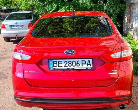 Форд Фьюжн 2016 в Гайсине на Automoto.ua Красный Форд Фьюжн, объемом двигателя 1.5 л и пробегом 113 тыс. км за 11100 $, фото 6 на Automoto.ua