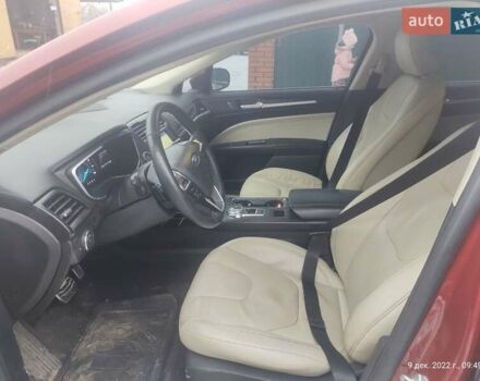 Форд Фьюжен 2016 у Нововолинськ на Automoto.ua Червоний Форд Фьюжен, об'ємом двигуна 2 л та пробігом 163 тис. км за 12000 $, фото 8 на Automoto.ua