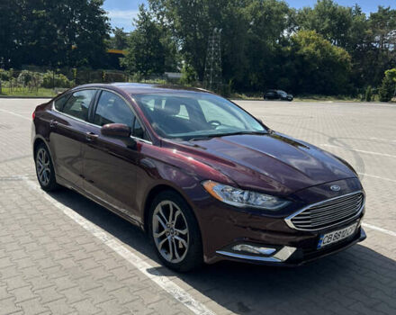 Красный Форд Фьюжн, объемом двигателя 2.5 л и пробегом 90 тыс. км за 11500 $, фото 1 на Automoto.ua