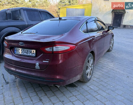 Красный Форд Фьюжн, объемом двигателя 1.5 л и пробегом 120 тыс. км за 10000 $, фото 4 на Automoto.ua