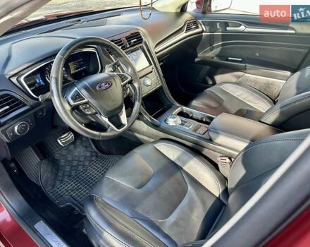 Красный Форд Фьюжн, объемом двигателя 2 л и пробегом 123 тыс. км за 14500 $, фото 8 на Automoto.ua