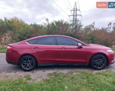 Красный Форд Фьюжн, объемом двигателя 2.49 л и пробегом 129 тыс. км за 12500 $, фото 12 на Automoto.ua